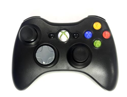 [Xbox 360] Bezdrátový Ovladač Microsoft - černošedý (různé estetické vady)