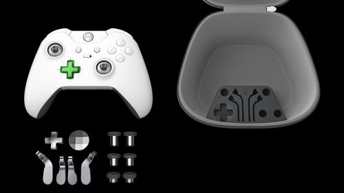 [Xbox One] Bezdrátový Ovladač ELITE - bílý + originální balení s pouzdrem (estetická vada)