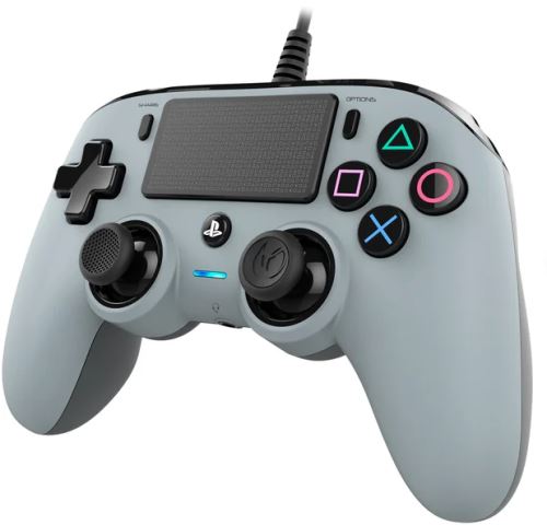 [PS4] Drátový Ovladač Nacon Compact - šedý (nový)