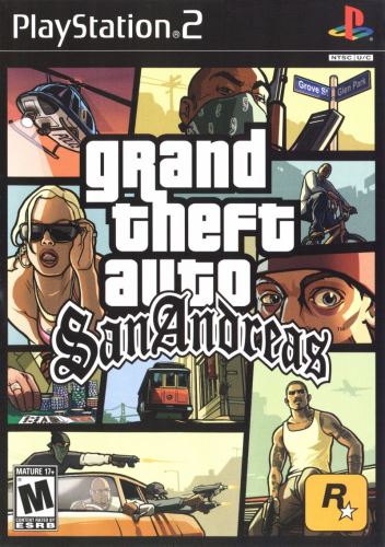 PS2 GTA San Andreas Grand Theft Auto (18+, necenzurováno) (bez obalu)