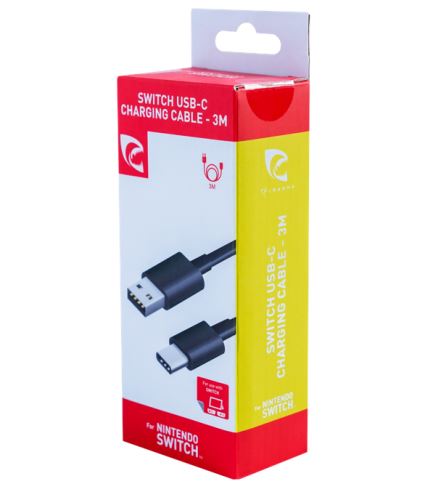 [SWITCH] Piranha Switch USB-C Charging Cable 3M (nový)
