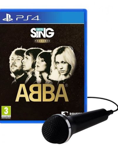 PS4 Let's Sing Presents ABBA + mikrofon - Bundle (Nová)