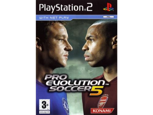 PS2 PES 5 Pro Evolution Soccer 5 (bez obalu)