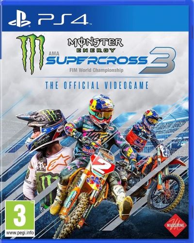 PS4 Monster Energy Supercross 3 (nová)