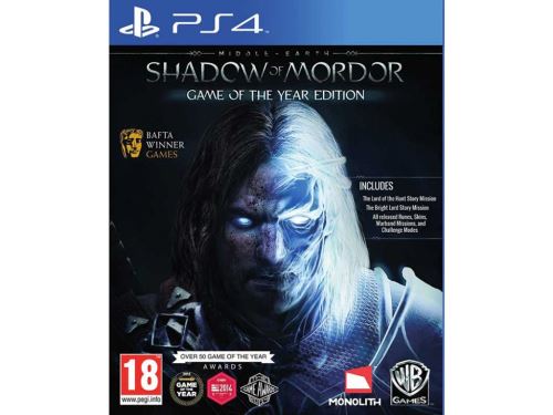 PS4 Middle Earth Shadow Of Mordor GOTY, Edice Hra roku (nová)