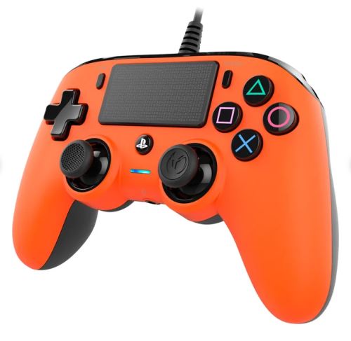 [PS4] Drátový Ovladač Nacon Compact - oranžový (nový)