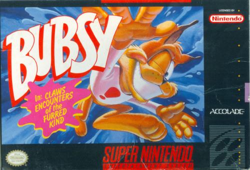 Nintendo SNES Bubsy in Claws Encounters of the Furred Kind