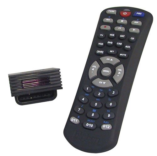 [PS2] Dálkový ovladač BigBen Universal Remote s přijímačem - černý
