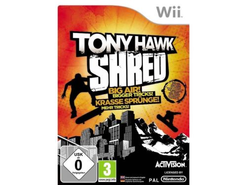 [Nintendo Wii] Tony Hawk: Shred (skateboard + hra) (estetická vada)