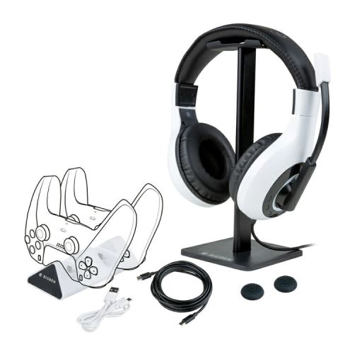 [PS5] Bigben nabíječka + headset (Nový)