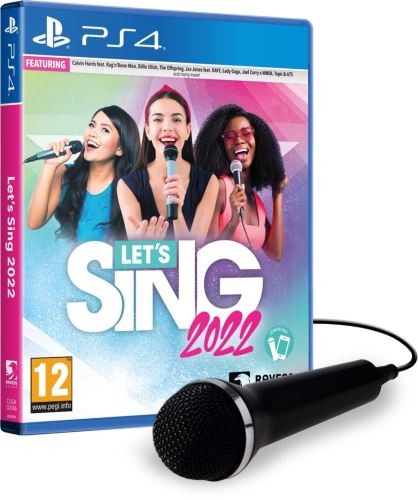 PS4 Let's Sing 2022 + mikrofon - Bundle (nová)