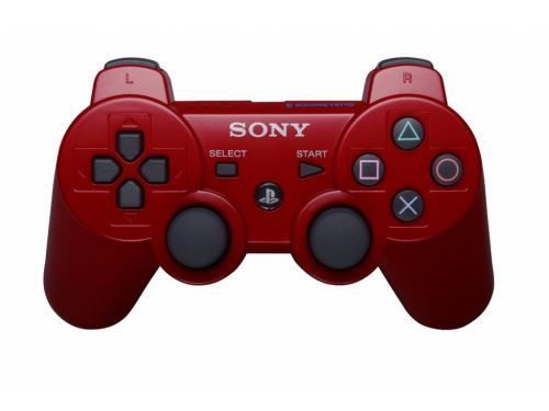 [PS3] Bezdrátový Ovladač Sony Dualshock - červený