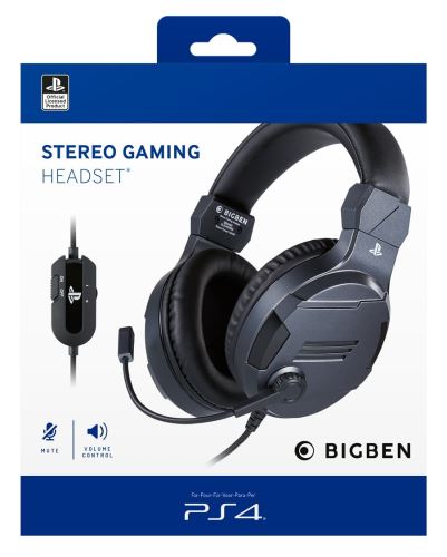 [PS4] Stereo Gaming Headset - černý (nový)