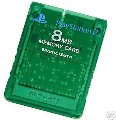 [PS2] Originální paměťová karta Sony 8MB (průhledná zelená)