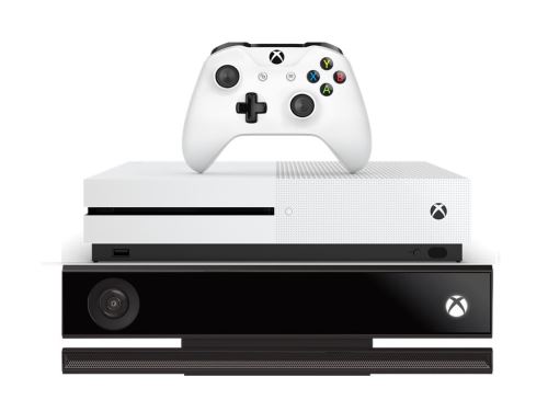 Xbox One S 500 GB (Plná verze s DVD mechanikou) + Kinect (B)