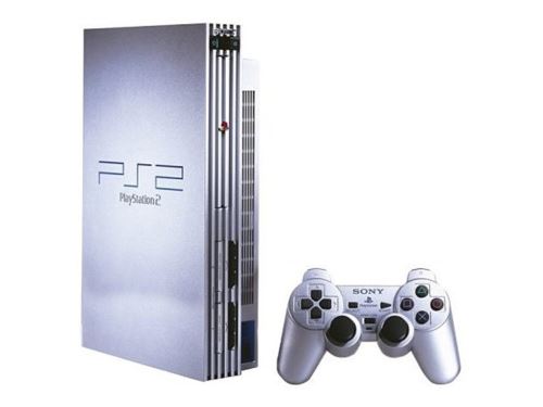 PlayStation 2 Fat Stříbrný