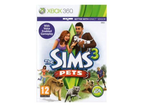 Xbox 360 The Sims 3 Pets - Domácí Mazlíčci (bez obalu)