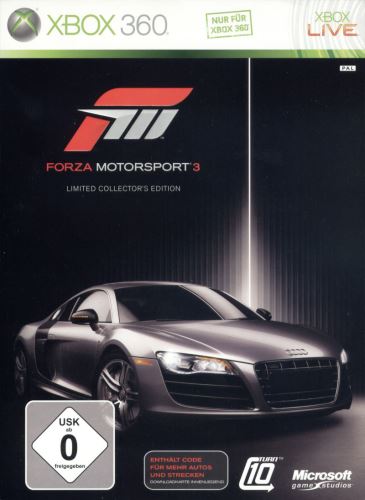 Xbox 360 Forza Motorsport 3 (CZ) Limited Collector's Edition (estetická vada)