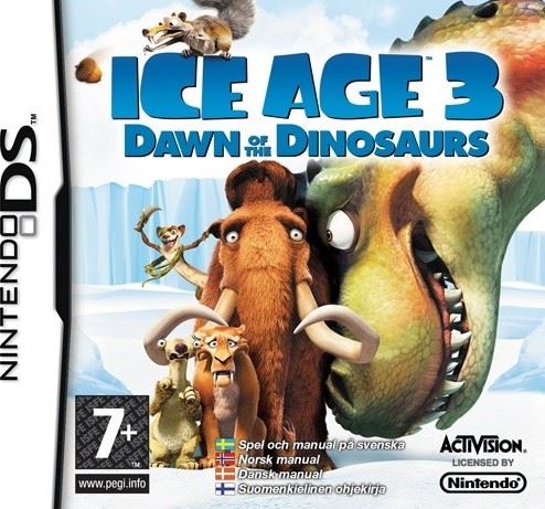 Nintendo DS Doba ledová 3 Úsvit dinosaurů Ice Age 3 Dawn Of The Dinosaurs