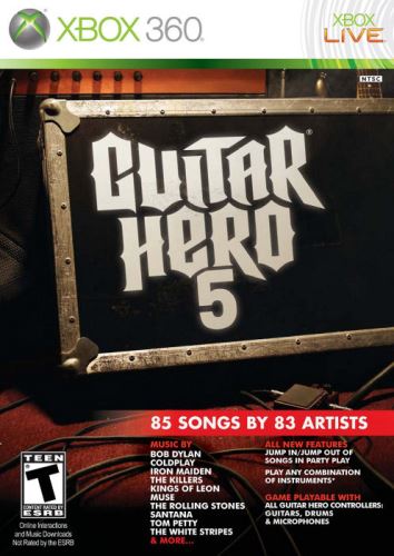 Xbox 360 Guitar Hero 5 (pouze hra)
