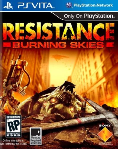 PS Vita Resistance Burning Skies
