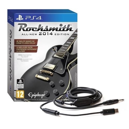 PS4 Rocksmith 2014 Edition + Kabel - Bundle (Nová)