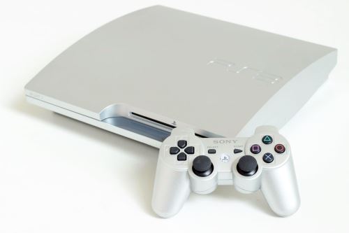 PlayStation 3 Slim 320 GB - stříbrný (estetická vada)