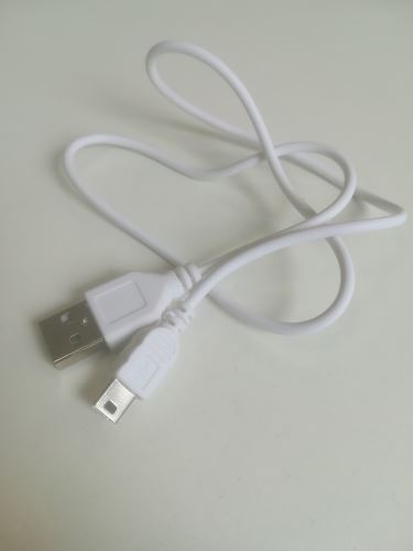 Mini USB Kabel, bílý