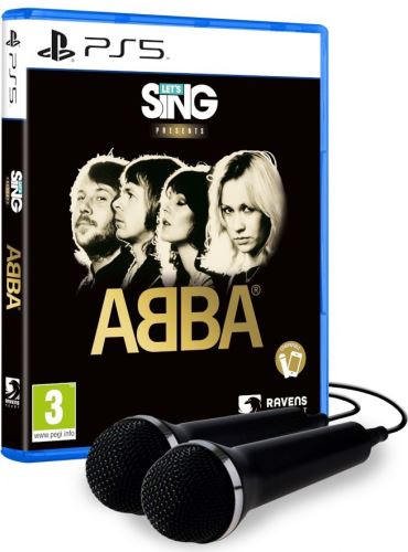 PS5 Let's Sing Presents ABBA + 2 mikrofony - Bundle (Nová)