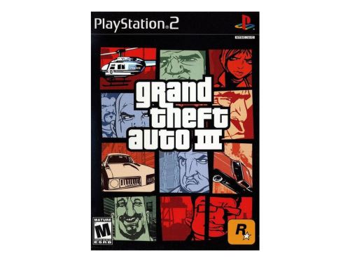 PS2 GTA 3 Grand Theft Auto III (18+, necenzurováno) (bez obalu)
