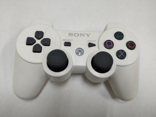 [PS3] Bezdrátový Ovladač Sony Dualshock - bílý (estetická vada, nažloutlý)