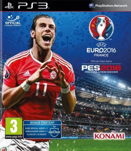 PS3 PES 16 Pro Evolution Soccer 2016 - UEFA Euro 2016 Edition