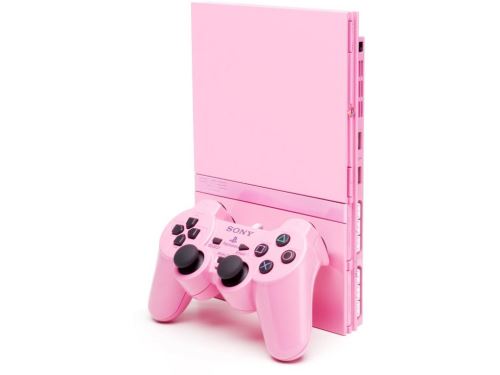 PlayStation 2 Slim Růžový - Limitovaná Edice