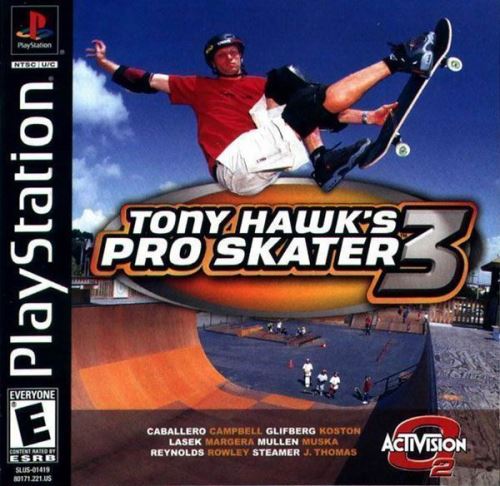 PSX PS1 Tony Hawk's Pro Skater 3