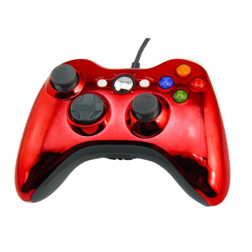 [Xbox 360] Drátový Ovladač - červený (nový)