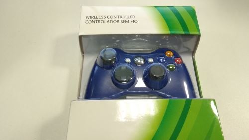 [Xbox 360] Bezdrátový Ovladač - modrý (nový)