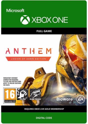 Voucher Xbox One Anthem Legion of Dawn + EA Access 1 měsíc