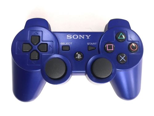 [PS3] Bezdrátový Ovladač Sony Dualshock - modrý (estetická vada)
