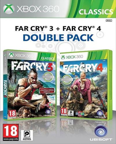 Xbox 360 Far Cry 3 + Far Cry 4 Double Pack (CZ) (nová)