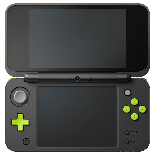 New Nintendo 2DS XL - zelenočerné (estetická vada) + originální balení