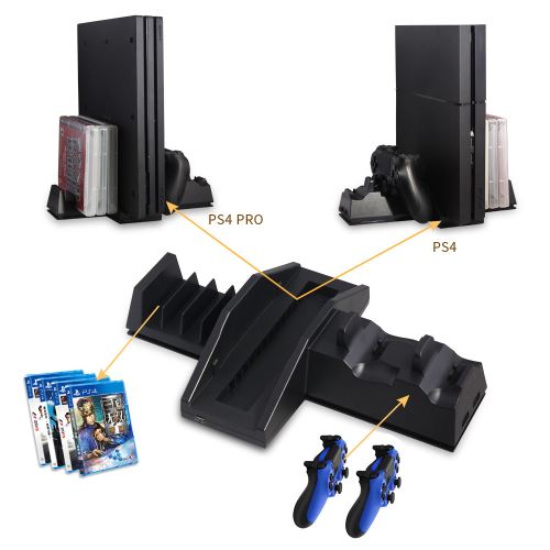 [PS4][PS4 PRO] Vertikální stojan s nabíječkou (nový)