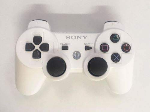 [PS3] Bezdrátový Ovladač Sony Dualshock - bílý (estetická vada)