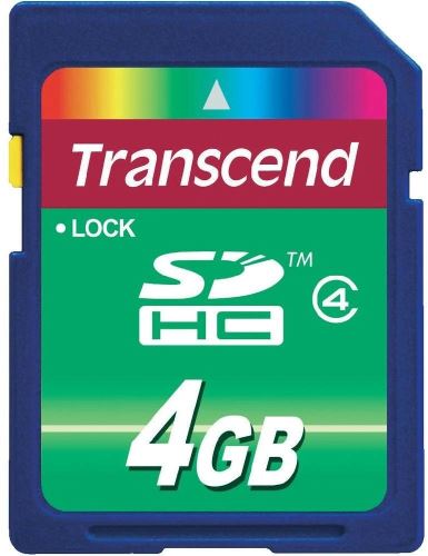 [Nintendo 3DS|2DS] Paměťová karta Transcend SDHC 4GB