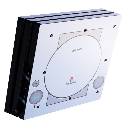 PlayStation 4 PRO 1TB - polep PlayStation 1 (estetická vada)