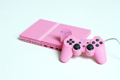 PlayStation 2 Slim Růžový - Limitovaná Edice (estetická vada)