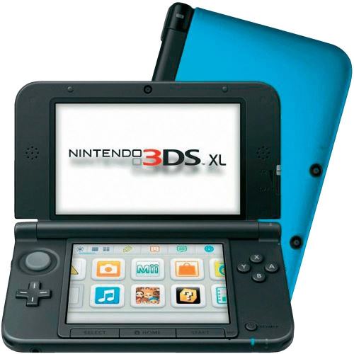Nintendo 3DS XL - Modro-černé (bez stylusu, estetická vada)