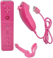 [Nintendo Wii] Remote ovladač + Nunchuk - růžový (nový)
