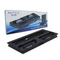 [PS4] Multifunkční chladící stojan s nabíječkou PS4 SLIM - černý (nový)
