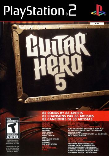 PS2 Guitar Hero 5 (pouze hra)