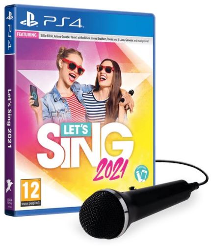 PS4 Let's Sing 2021 + mikrofon - Bundle (nová)